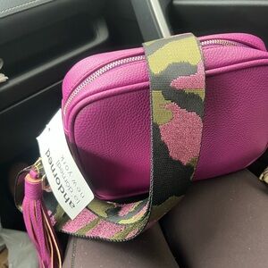 Ahdorned NY Fuchsia Crossbody Bag